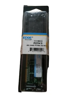 QTY-2 Edge 4GB (1X4GB) PC310600 204PIN PE225476 :B1 - Image 1 of 2