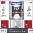 Johnstones Paint Non Drip Gloss Wood Metal Interior Exterior Hardwearing 750ml