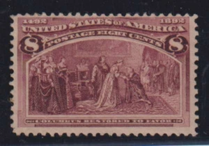 E3582: EE. UU. #236 como nuevo, OG, F-VF, H; CV $47 H - Imagen 1 de 1