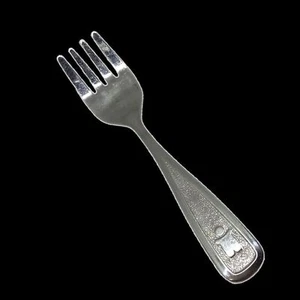 The First Years Deluxe Stainless Baby Fork-Toddler-Taiwan-Vintage-Avon-1980s - Picture 1 of 5