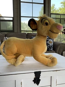Disney Store König der Löwen junger Simba Plüschtier Kuscheltier Spielzeug 2002 - Bild 1 von 10