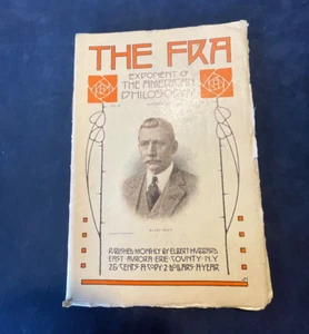 ELBERT HUBBARD - THE FRA MAGAZINE GREAT OLD ADVERTISING OCTOBER, 1912 - Picture 1 of 8