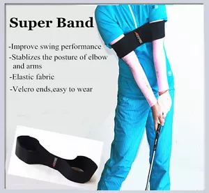 A99 Golf Super Swing Band Practice Trainer Training Aid Motion Correction Belt - Picture 1 of 10