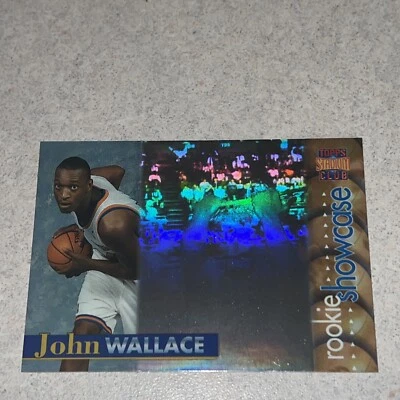 John Wallace 1996-97 Topps Stadium Club Rookie Showcase RC #RS15 Knicks Foto 1 de 2