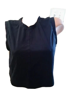 The Fifth Cropped Top Sleeveless Sz M-M Black - Picture 1 of 4