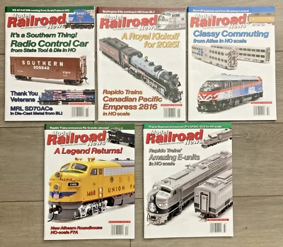 Lot of 5 Issues -Model Railroad News Magazine 2024/2025 All-Scale News Monthly - Image 1 of 4