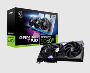 MSI nVidia GeForce RTX™ 5060 Ti 8G GAMING TRIO OC, PCI Express® Gen 5 x 16, Boos - Picture 1 of 1