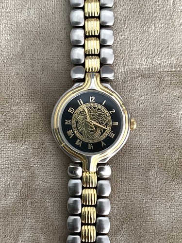 Orologio da polso Gianni Versace Medusa Firma Donna Placcato Oro 09006