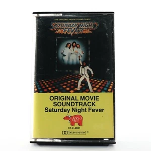 Saturday Night Fever Movie Soundtrack Cassette 1977 RSO TESTED Rare Paper Label - Picture 1 of 7