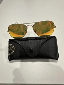 Ray Ban Sonnenbrille Aviator Rot/Gold - Bild 1 von 11