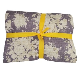 Pottery Barn Juliette Toile Pick-Stitch Quilt FULL/QUEEN Wisteria OPEN BOX READ - Picture 1 of 6