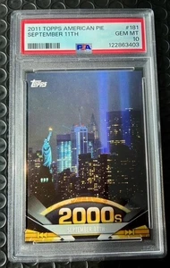 2011 Topps American Pie September 11th 9/11 New York City USA WTC 181 PSA 10 - Picture 1 of 2