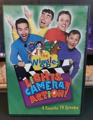 Cámara de acción The Wiggles Lights (DVD, 2007) probada rara Foto 1 de 3
