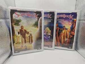 SuperBook Christian Stories DVD Bundle! Joshua & Caleb, Lazarus & Nebuchadnezzar - Picture 1 of 12