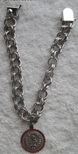 Sterling Silver 10th Anniversary 8" Charm Bracelet Vintage - Picture 1 of 11