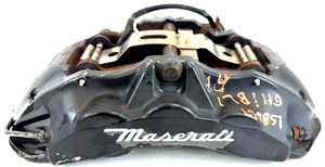 14-16 Maserati Ghibli OEM Left Front Brake Caliper Assembly Black Performance - Foto 1 di 7