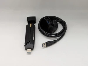 ASUS USB-AX56 AX1800 Dualband WLAN Adapter WiFi 6 Antenne WPA3 BESCHREIBUNG LESEN - Bild 1 von 19