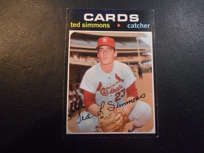 1971 Topps Set Break Ted Simmons #117 (RC) swtwtrfan - Imagem 1 de 2