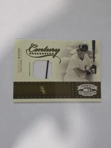 Donruss Throwback Threads Harold Baines Century Collection 2004 juego usado/250 - Imagen 1 de 17