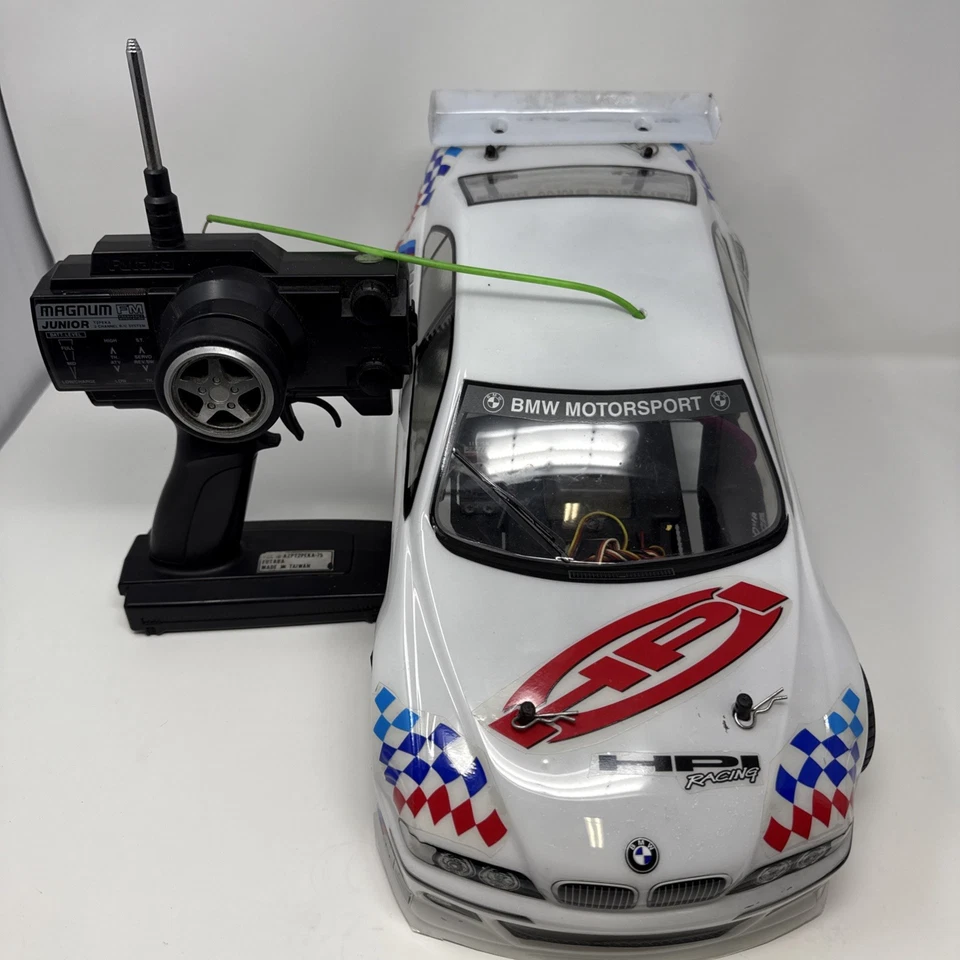 Red Cat Racing BMW M5 1/10 Car - Futaba Magnum Junior T2PEKA With Box - Image 1 of 4