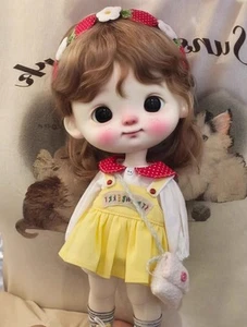 1/6 BJD Doll Big head Meng White Color Y3 girl gift-Free Face Make UP+Eyes - Picture 1 of 8
