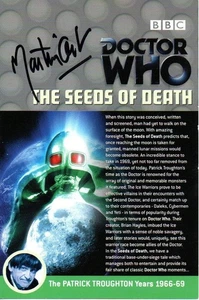 Doctor Who: Die Samen des Todes DVD Einlage signiert von Martin Cort - Bild 1 von 2