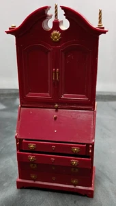 Kleine Gastgeberin von Marx Sekretär Schreibtisch Miniatur Puppenhaus Möbel 6"T - Bild 1 von 9