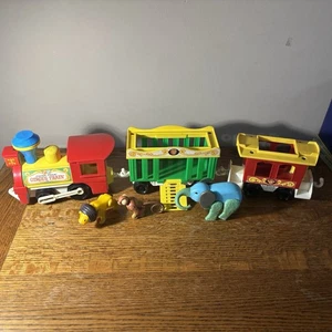 Vintage 1973 Fisher Price Little People Circus Train #991-6 Pieces - Picture 1 of 14