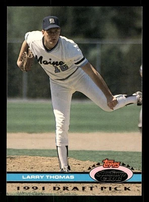 Larry Thomas 1992 Stadium Club Dome #186 Chicago White Sox - Image 1 of 2