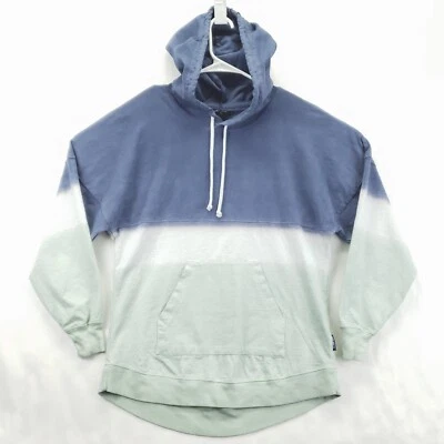 Spirit Jersey Atlantis Paradise Island Hoodie Mens S Blue Aqua Green Drawstring - Image 1 of 4