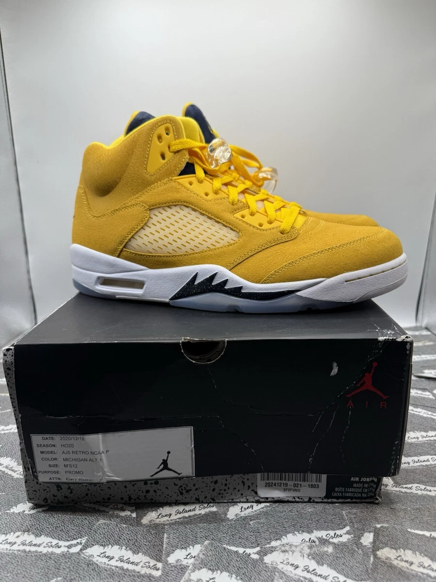 Jordan 5 Retro PE Michigan | eBay