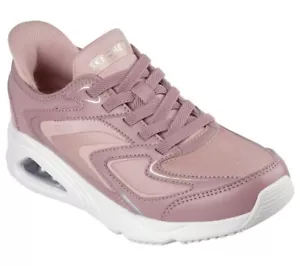 Sneaker Skechers donna rosa slip-in moda pizzo memory foam air-cool 177408 - Foto 1 di 10