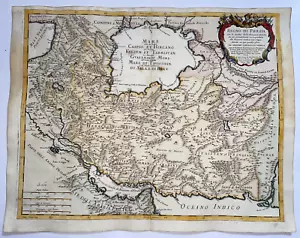 MAPA ANTIGUO GRANDE INUSUAL PERSIA 1679 GIACOMO DE ROSSI SIGLO XVII - Imagen 1 de 15