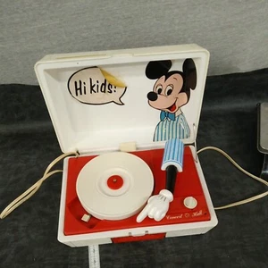 Vintage Retro 60’s Mickey Mouse Concert Hall Portable Record Player Model 3122 - Picture 1 of 10