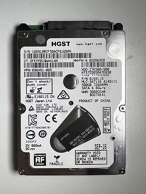 HGST Z7K500-500 500GB 7200RPM SATA 6G 2.5" Windows 11 Pro - Image 1 of 3