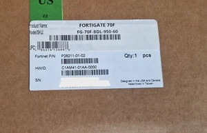 Neu Fortinet Fortigate 70F NGFW mit 5 Jahren UTP Lizenzen REGISTRIERT - Bild 1 von 4