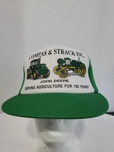 De colección Nuevo de Lote Antiguo Años 80 John Deere Tractor Modelo M Espuma Cuerda Malla Snapback Sombrero Gorra - Imagen 1 de 7