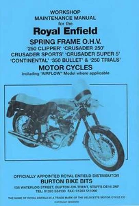 Manual de taller - Marco de resorte Royal Enfield OHV - Imagen 1 de 1
