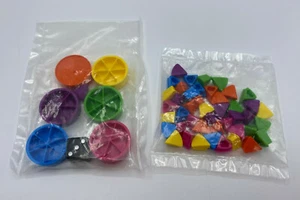 New Sealed Pies Tokens Wedges Custom Die Original Parts Trivial Pursuit 2000s Ed - Picture 1 of 6