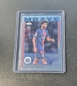 2024-25 Topps Chrome UEFA Ibrahim Mbaye RC Rookie - Picture 1 of 1
