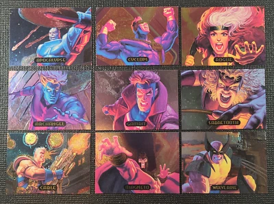 Marvel Masterpieces 1994 - Power Blast - Juego completo de 9 Foto 1 de 4