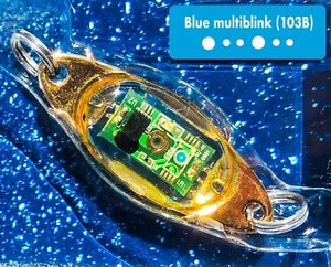 Esca Saltwater Fishing Lures (Blue Multi-blink) Model MS103B - Picture 1 of 10