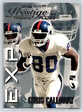 1999 Playoff Prestige EXP #59 Chris Calloway New York Giants Football Card
