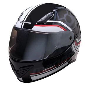 Marushin FullFace 999 RS Comfort, LaSER BLANCO ROJO CASCO INTEGRAL MOTO SPORT - Imagen 1 de 3