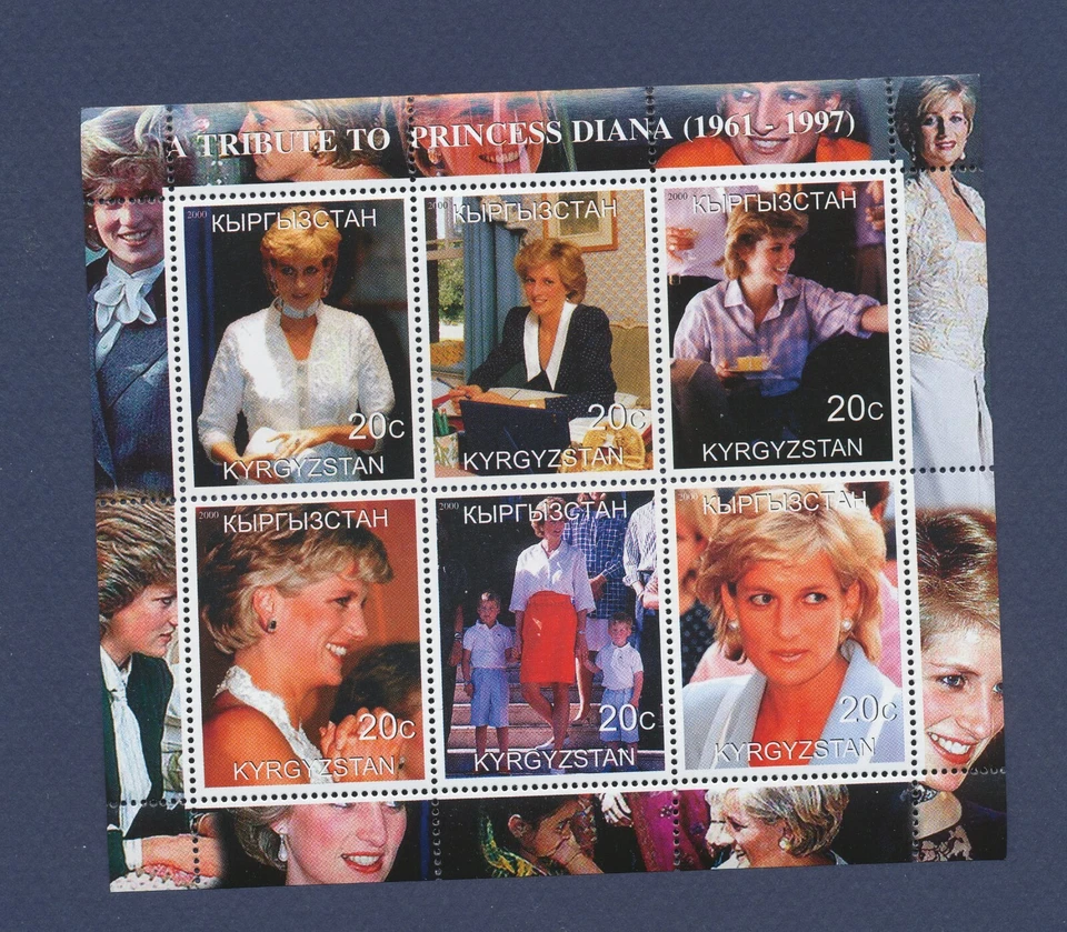 KIRGUISTÁN - 2000 - MNH S/S - Princesa Diana --c Foto 1 de 1