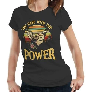David Bowie Labyrinth Tshirt The Babe With The Power Semi Fitted Ladies - Picture 1 of 7