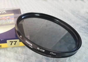 Genuine HOYA 77mm Circular Polarizer Filter CIR-PL CPL 77 mm for camera lens - Picture 1 of 6
