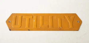 Utility Tractor Trailer Emblem (O2R-2/3/JSF6) Sign Vintage Steel Sign Big Rig - Picture 1 of 14