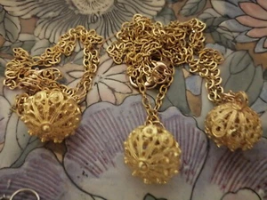 Collana oro con Bottone Sardo e sacchetto - Foto 1 di 4