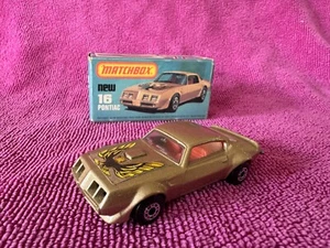 Lesney Matchbox No. 16 - Mint Pontiac with Original K Box - Picture 1 of 9